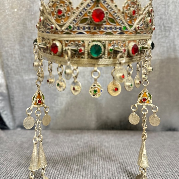 TAOUNZA Touareg Coiffe berbère, Bijoux Femmes Berbères, from Marocains Tiznit - Picture 11 of 16